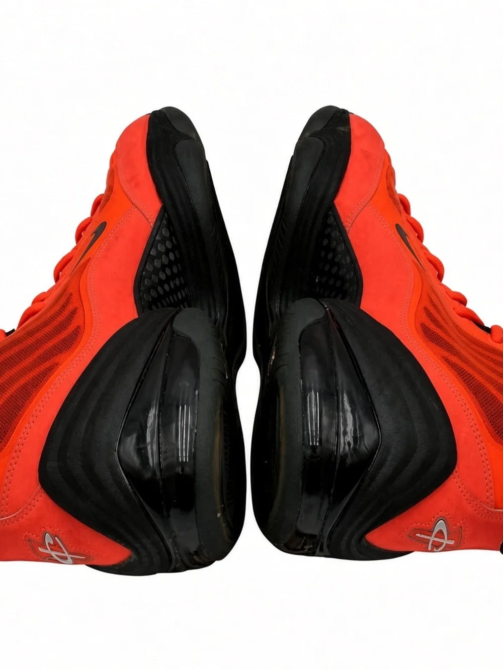 Nike Air Penny 5 Total Crimson 537331-800 Size 11 Pre-Owned